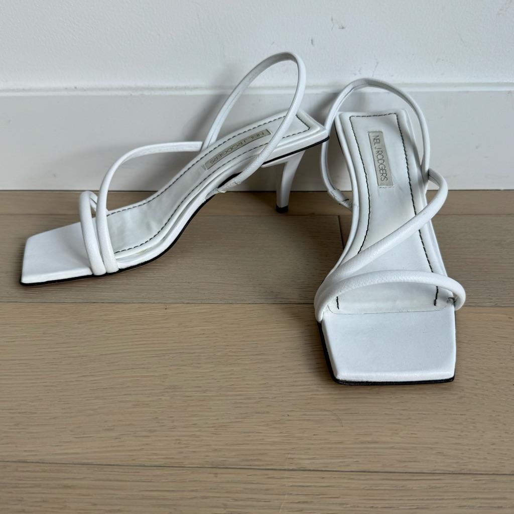 Neil J Rodgers - White Janel Sandal Size 39